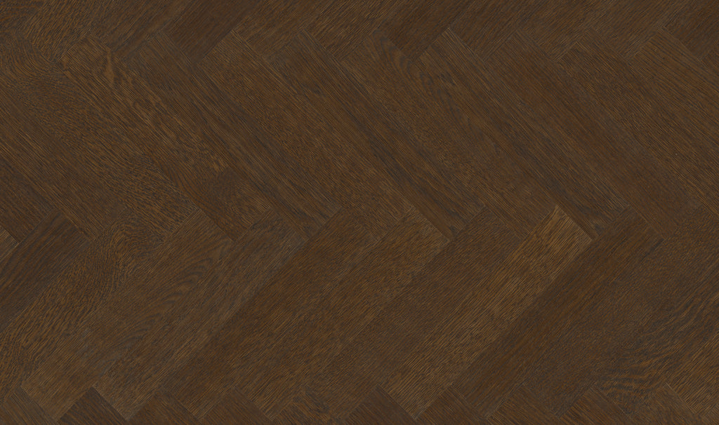 Belgotex Bjelin Parquet Herringbone 'Shadow Brown' - 0.452m2 per pack