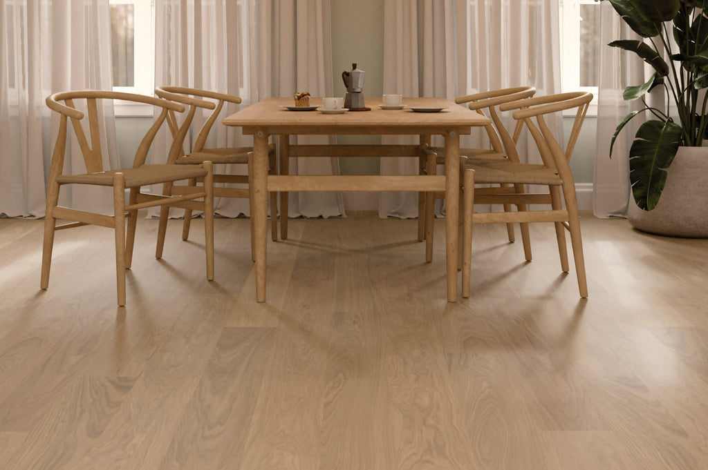 Belgotex Bjelin L Hardened Timber 'Misty White, Select' - 2.52m2 per pack