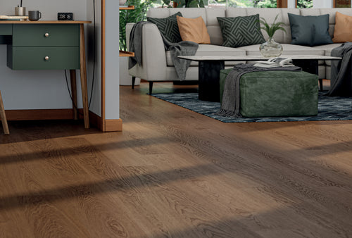 Belgotex Bjelin XL Hardened Timber 'Shadow Brown, Nature' - 1.812m2 per pack